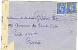 GB - Cover To France 1945 With Censor - Censure - Lettre Censurée - Postmark Collection