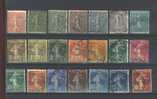 Lot  SMEUSES No :129 A 133.134.137.139.140a.158.159.277A A 279.362. - Used Stamps