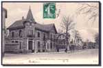 91 DOURDAN,  Avenue Carnot,  Ed P.Royer, Libr Bougardier, Voyagé 1909, Pli Oblique - Dourdan