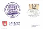 Germany - Sonderstempel / Special Cancellation - Sail 89 (k027) - Schiffahrt