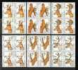 BULGARIA - 1987 - Cervides - Deers - 6v - Bl.de 4 Obl. - Used Stamps