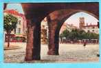 63 Puy De Dome ¤  ISSOIRE 16.04.1939 PLACE REPUBLIQUE MAISONS ARCADES COLOR AUVERGNE / GOUTTEFANGEAS OLLIERGUES 962 - Issoire