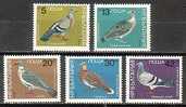 BULGARIA \ BULGARIE - 1984 - Pigeons - 5v** - Unused Stamps
