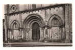 MAILLEZAIS 85 CPSM ENTREE PRINCIPALE DE L'EGLISE ROMANE #390 - Maillezais