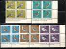 BULGARIA / BULGARIE - 1984 - Pigeons - 5v - Bl.de 4** Avec Milesims - Unused Stamps