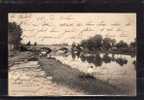 88 CHARMES SUR MOSELLE Pont, Canal De L'Est, Animée, Pecheurs, Ed MMR, 1904, Dos 1900 - Charmes