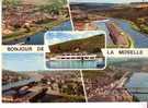 LA MOSELLE -   5 Vues :  Grevenmacher - Mertert - Le Port - Le Princesse Marie Astrid - Wasserbillig -  Remich - Remich