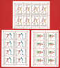 RUSSIA 1992  GIOCHI OLIMPICI ESTIVI 1992 A BARCELLONA IN SPAGNA, 3 MINI FOGLI MNH** - Summer 1992: Barcelona