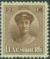 LUXEMBOURG..1921..Michel # 122...MLH. - 1921-27 Charlotte De Frente