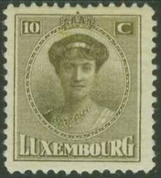 LUXEMBOURG..1921..Michel # 125...MLH. - 1921-27 Charlotte Voorzijde