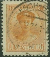 LUXEMBOURG..1921..Michel # 130...used. - 1921-27 Charlotte Frontansicht