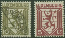 LUXEMBOURG..1930..Michel # 232-233...mix...MiCV - 3.30 Euro. - Gebruikt