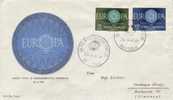 TURKEY FDC MICHEL 1774/75 €80.00 EUROPA 1960 - 1960