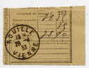 Cachet Manuel---86--ROUILLE--Vienne---sur Récépissé De Mandat   Daté--28--4--1933---Joli Cachet-- - Manual Postmarks