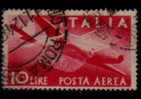 ITALY   Scott #  C 110   F-VF USED - Airmail