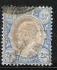 Transvaal Edward VII 2 1/2 Used - Transvaal (1870-1909)