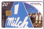 MILK - 20.CHF ( Switzerland )*** Lait - Milch - Leche - Latte - Melk - Lac Lactis Lacti * Cow Vache Kuh Vaca Vacca Cows - Alimentation
