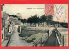 BEAUCAIRE 1906 RUE DE LA BANQUETTE CARTE AQUARELLEE EN BON ETAT - Beaucaire