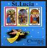 Ste Lucie ** Bloc N° 6 - Noël.  Tableaux - St.Lucia (1979-...)