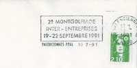 SD0278 2e Montgolfiade Inter Entreprises Flamme Valenciennes PPAL 1991 - Luchtballons
