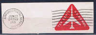 US+ 1973 Briefausschnitt: Flugzeug - Gebruikt