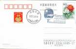 China Table Tennis 48 Th  Tennis Tavolo Postmark  , Postal Stationery - Tennis De Table