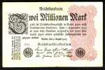 BILLETS ALLEMAGNE - Reichsbankdirektorium - 2 Millionen Mark - Du 02 08 1923 - Pick 104a - 2 Millionen Mark