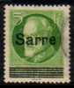 SAAR   Scott #  21  F-VF USED - Oblitérés