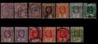 CEYLON / 13 OLS USED STAMPS / VF / 3 SCANS . - Ceylon (...-1947)