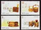 2007 TAIWAN  Implements From Early Taiwan - Food Utensils 4V - Unused Stamps