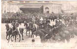 CPA - LL MM LE ROI ET LA REINE D´ITALIE A PARIS - 14-18 OCT. 1903 - 1 - LES SOUVERAINS QUITTENT LA GARE DU BOIS DE BOULO - Ricevimenti