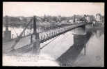 49 CHALONNES SUR LOIRE - Vue A Vol D´Oiseau Du Pont Suspendu Sur La Loire Vers Le Quai VICTOR HUGO - Chalonnes Sur Loire