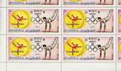 OLYMPICS Fujeira 1972, Munich Japan Kato Gymnastics 5R, Sheet:15 [feuilles,Ganze Bogen,hojas,foglios,vellen] - Gymnastik