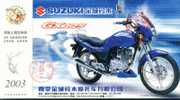 Motorbike  Motor Bike  ,  Pre-stamped Card, Postal Statieonery - Motos