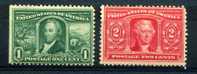 USA  :  Yv  159-60  * - Unused Stamps