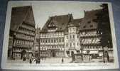 Germany,Hildesheim,City Square,Rolands Fountain,Street Scene,vintage Postcard - Hildesheim