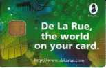 FRANCE  DeLaRue  GREEN  TELEPHONE PAD  PROMOTIONAL CHIP  MINT(?)  READ DESCRIPTION ! - Exhibition Cards