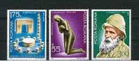 ROMANIA/RUMANIA  1.976  Y&t 2949/51  Serie Completa  Escultor BRANCUSI   SDL-33 - Collezioni