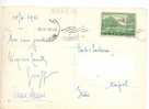 GRECIA GRECE HELLAS 1961 1,50 Verde Solo Isolato Postcard To Italy - Briefe U. Dokumente