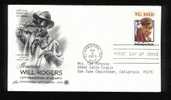 FDC Honoring Will Rogers - 1979 - 1971-1980