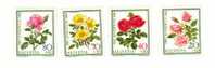 Série Neuve De Suisse N° 1166-9 Yt, Projuventute 1982,  Fleurs: Roses - Unused Stamps