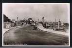 Real Photo Postcard Bus, Car & Bicycle Pulling A Boat Oulton Bridge Oulton Broad Norfolk Broads Suffolk - Ref B108 - Sonstige & Ohne Zuordnung