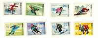 Série Neuve De Pologne Jo De Grenoble: Ski, Hockey Sur Glace ... - Unused Stamps