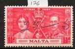 Malte 176  (1937) ;cote  1989 : 3.00 Fr. ; - Malte (...-1964)