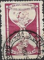 BRAZIL 1958 Old Peoples Day - 2cr50 Hour Glass & Old People FU - Used Stamps