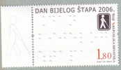 WHITE CANE SAFETY DAY Braille Letter-Alphabet (Croatie Timbre MNH ) Blind People Les Personnes Aveugles Cieco Ciego Cego - Behinderungen