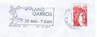 1981 FLAMME ROLAND GARROS - Tenis