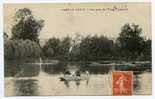 CPA 91.-VERT-LE-PETIT.-Vue De L'Etang Communal.-Animé Par 2 Pers + 1 Chien En Barque.-CVB 280 - Vert-le-Petit