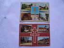 52 - Colombey - 2 Cartes : Vues Multiples - De Gaulle, La Boisserie, Croix De Lorraine...1972-1980 - Colombey Les Deux Eglises