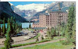 The Canadian Rockies - Banff National Park - The Chateau Lake Louise Entrance And Parking Lot - Banff